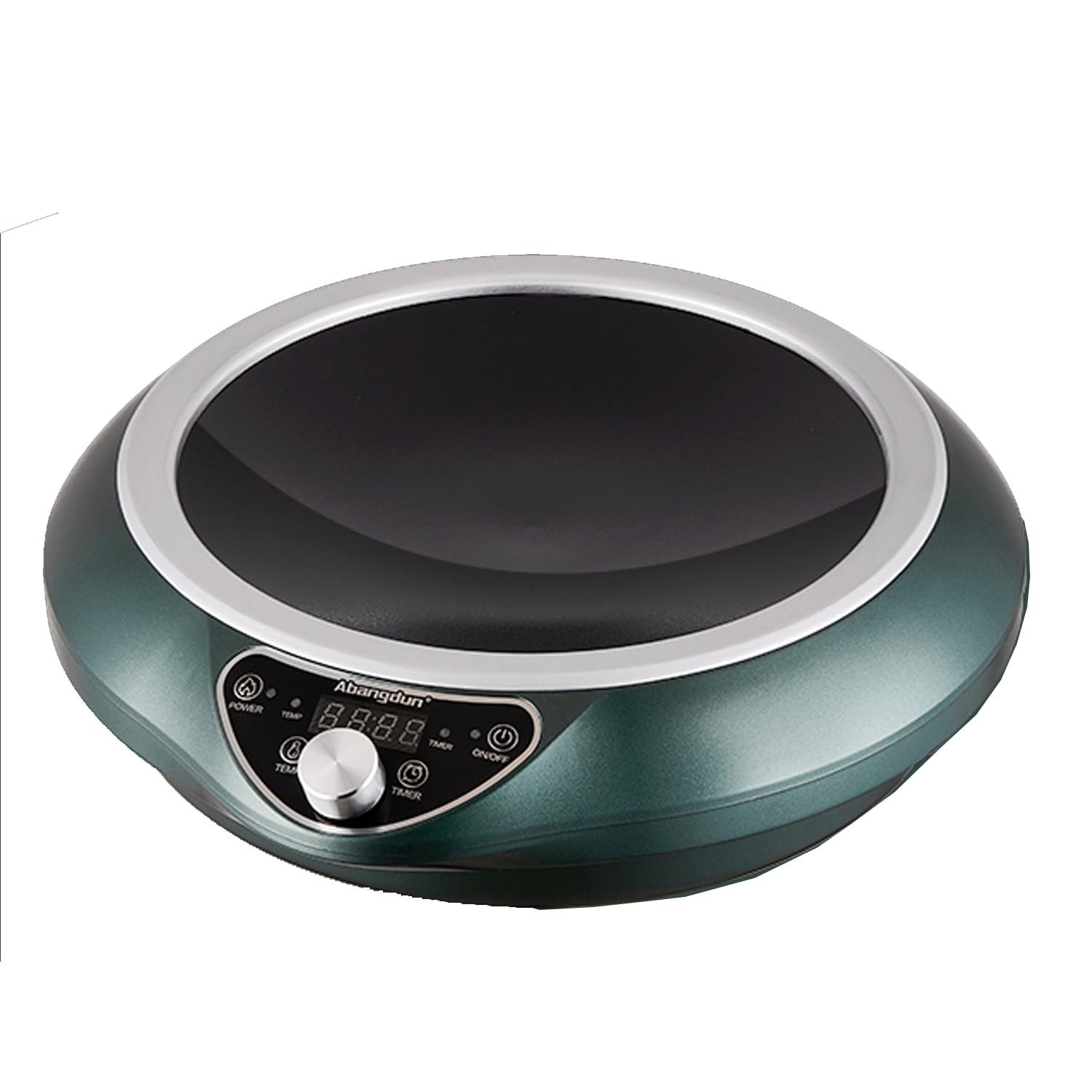 Abangdun 1700W 100V~185V Induction Cooktop Concave Wok Burner Portable Stove