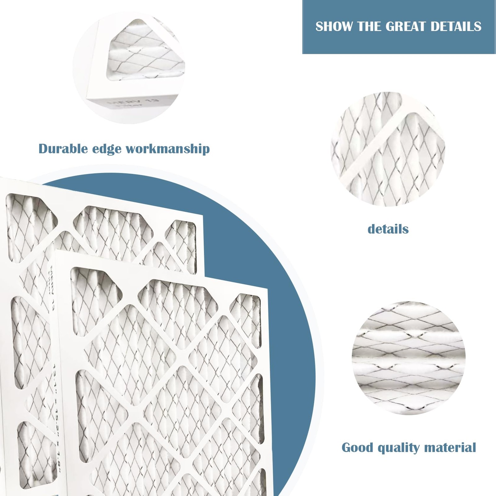 MERV-13 Dehumidifier Filter 4-Pack for Sanidry Sedona – 6 Months Supply