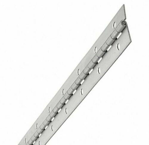 Continuous Piano Hinge Steel 1-1/2″ x 72 x .060 Full Surface Nonremovable Pin