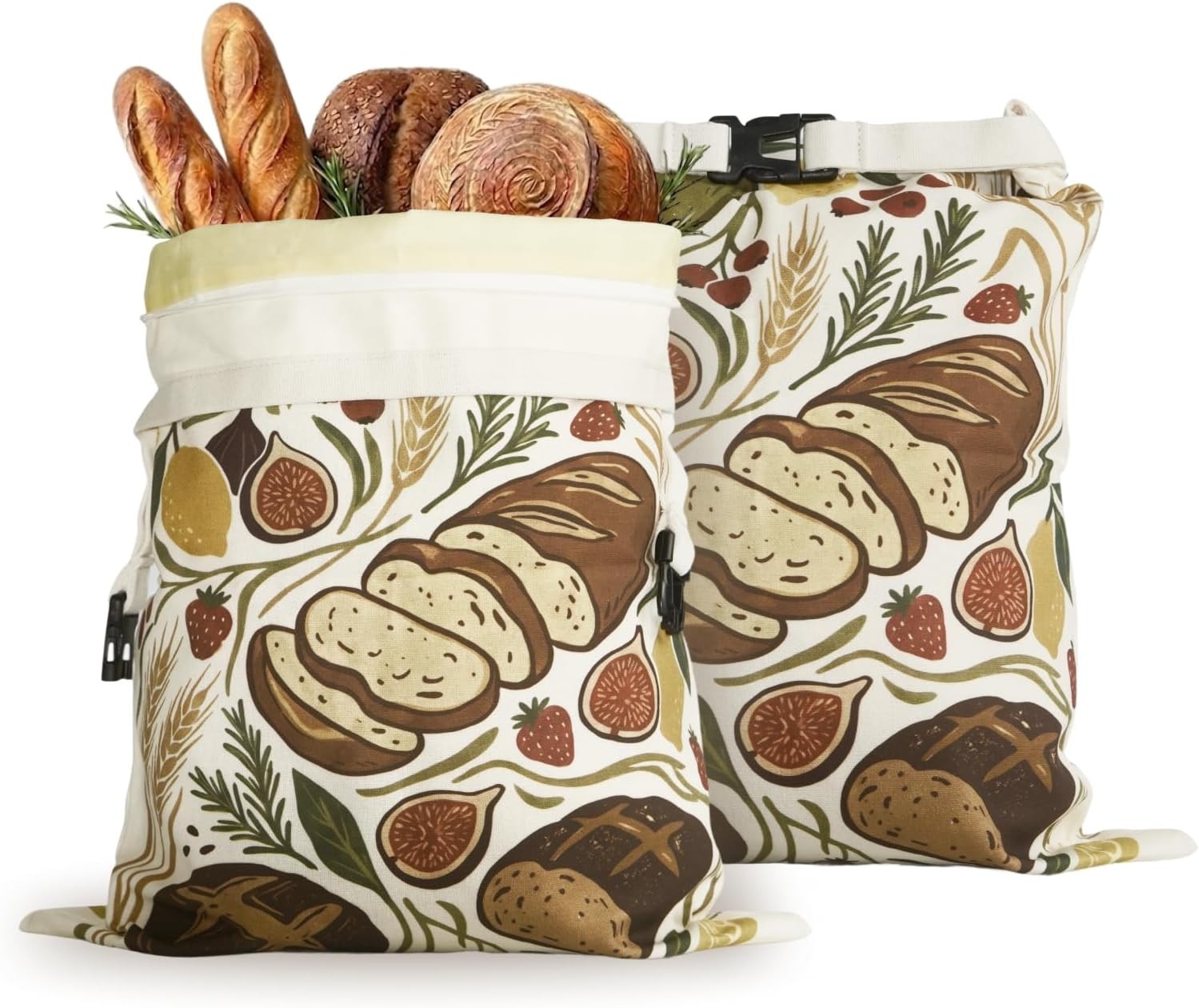 Bread Bags for Homemade Bread – 2 Packs XL Beeswax Bread Bags, 2026 Reusable …