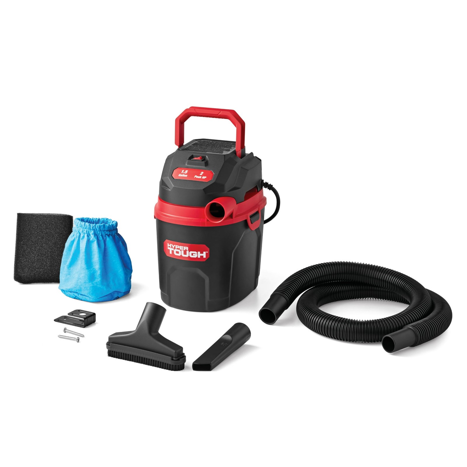 1.5gal 2 HP Wet/Dry Vacuum