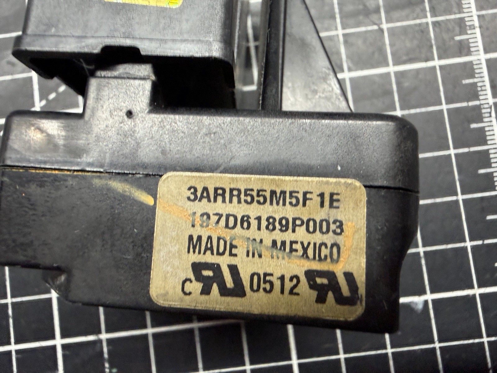 GE Refrigerator Relay P# 197D6189P003