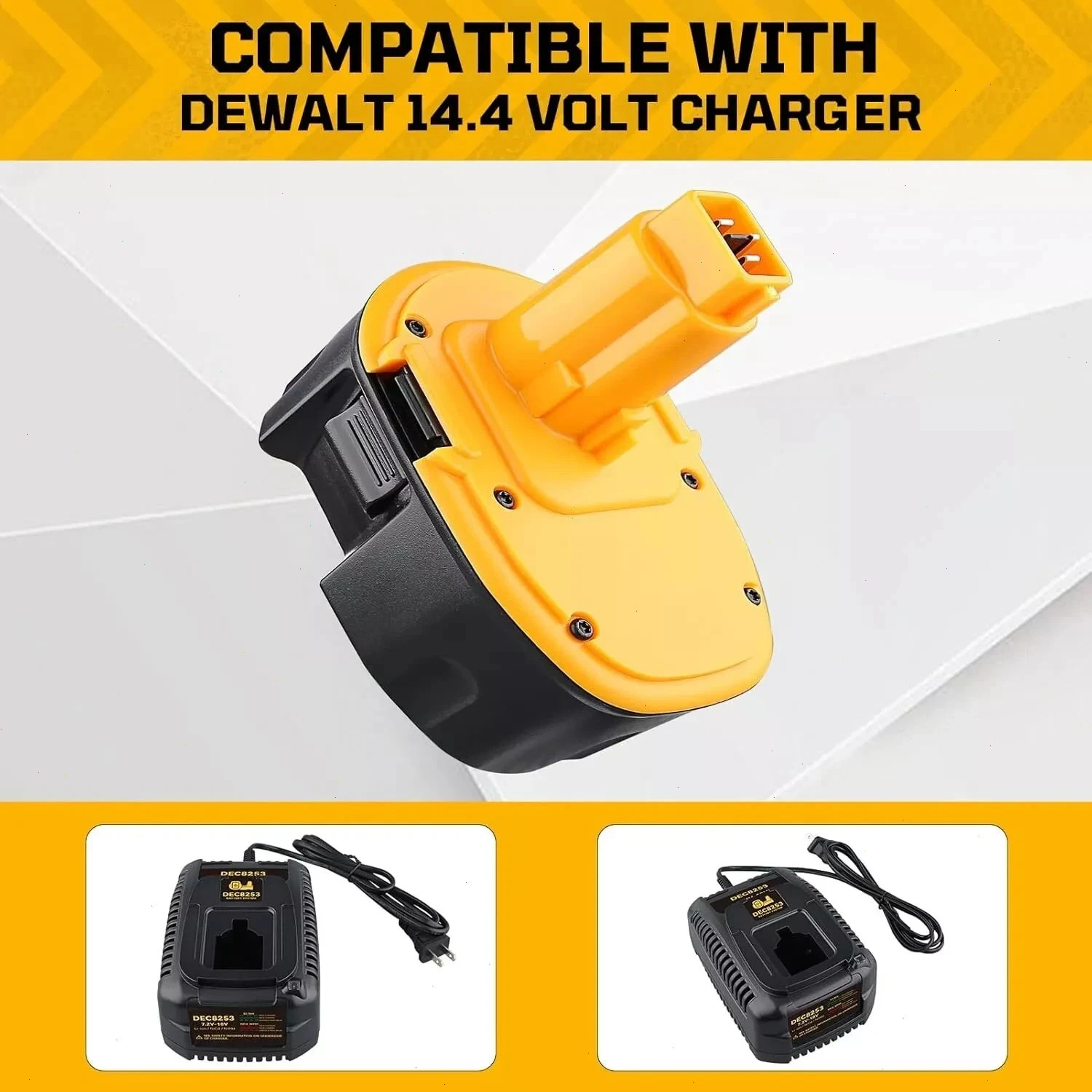 2PACK 14.4V For DEWALT DC9091 XRP Battery or Charger DW9091 DW9094 DE9091 DE9092