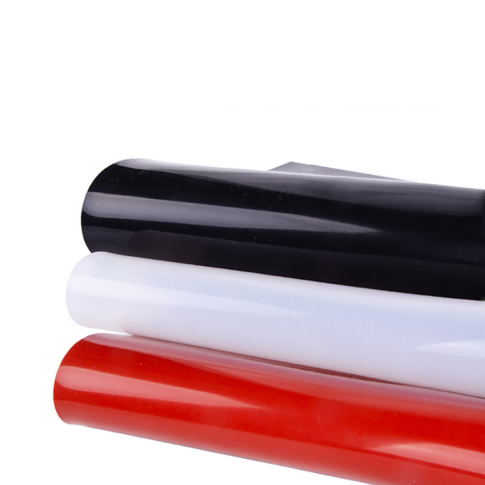 500x500mm Soft Silicone Rubber Sheet Mat Gasket Red Black White Thick 0.1mm-6mm