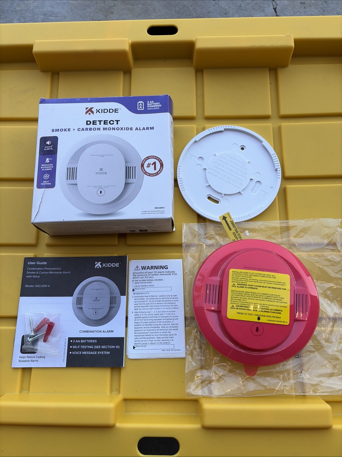 Kidde Smoke and Carbon Monoxide Detector Alarm 85 dB 30CUDR-V w/ Batteries