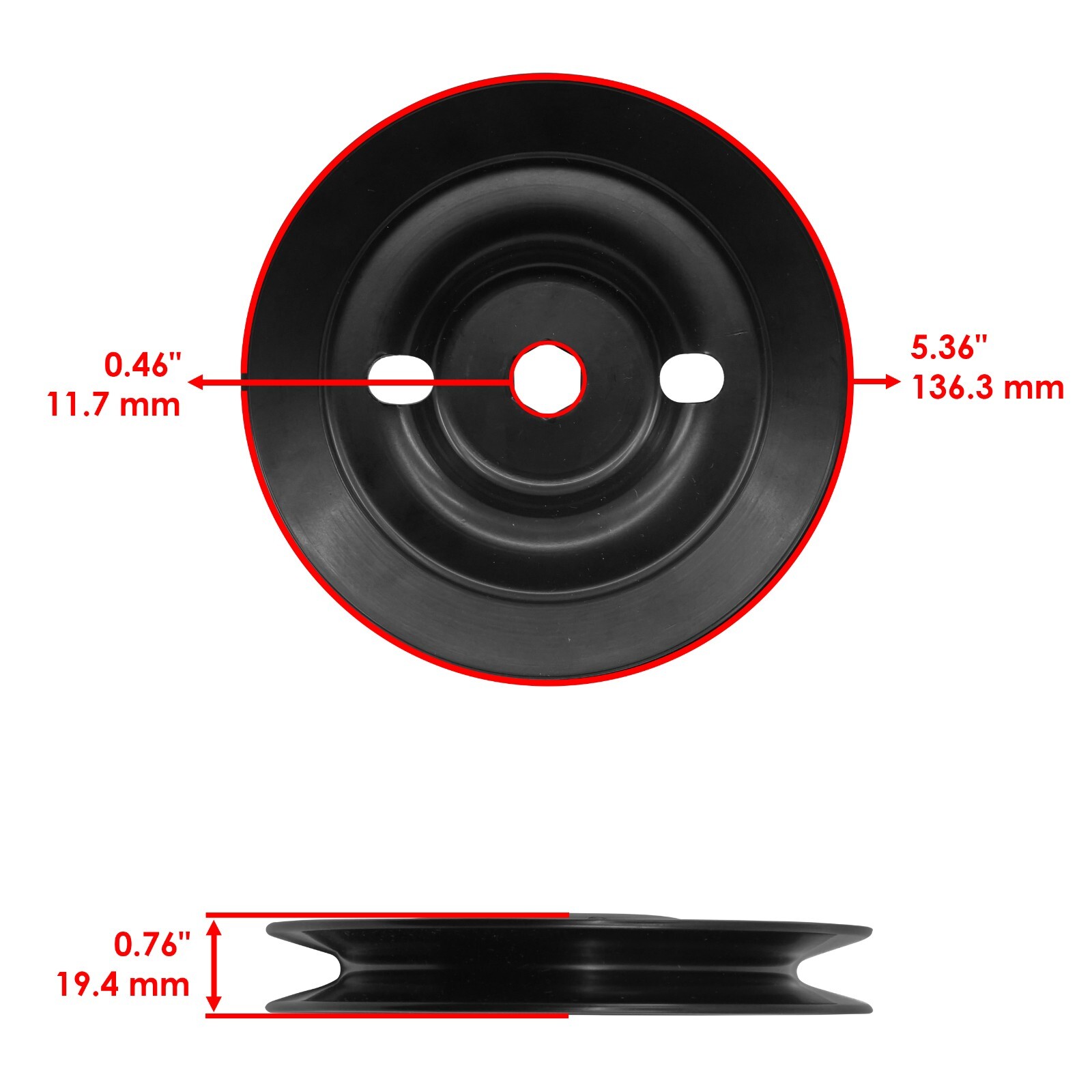 42″ Deck Spindle & Pulley for John Deere X340 X360 / Z225 EZtrak Residential