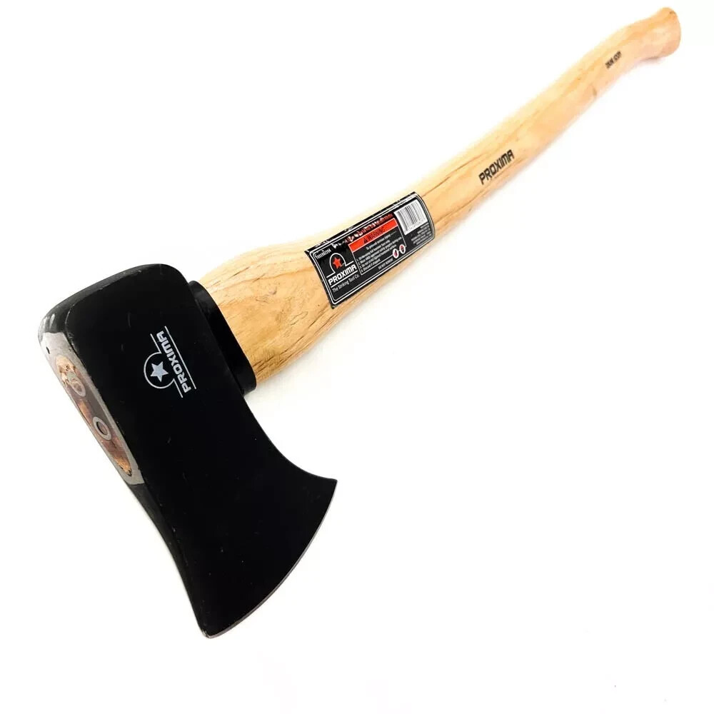 Set of Proxima 3.5 lbs Hickory Axe and 4.5 lbs Fiber Log Splitter 36in Full Size