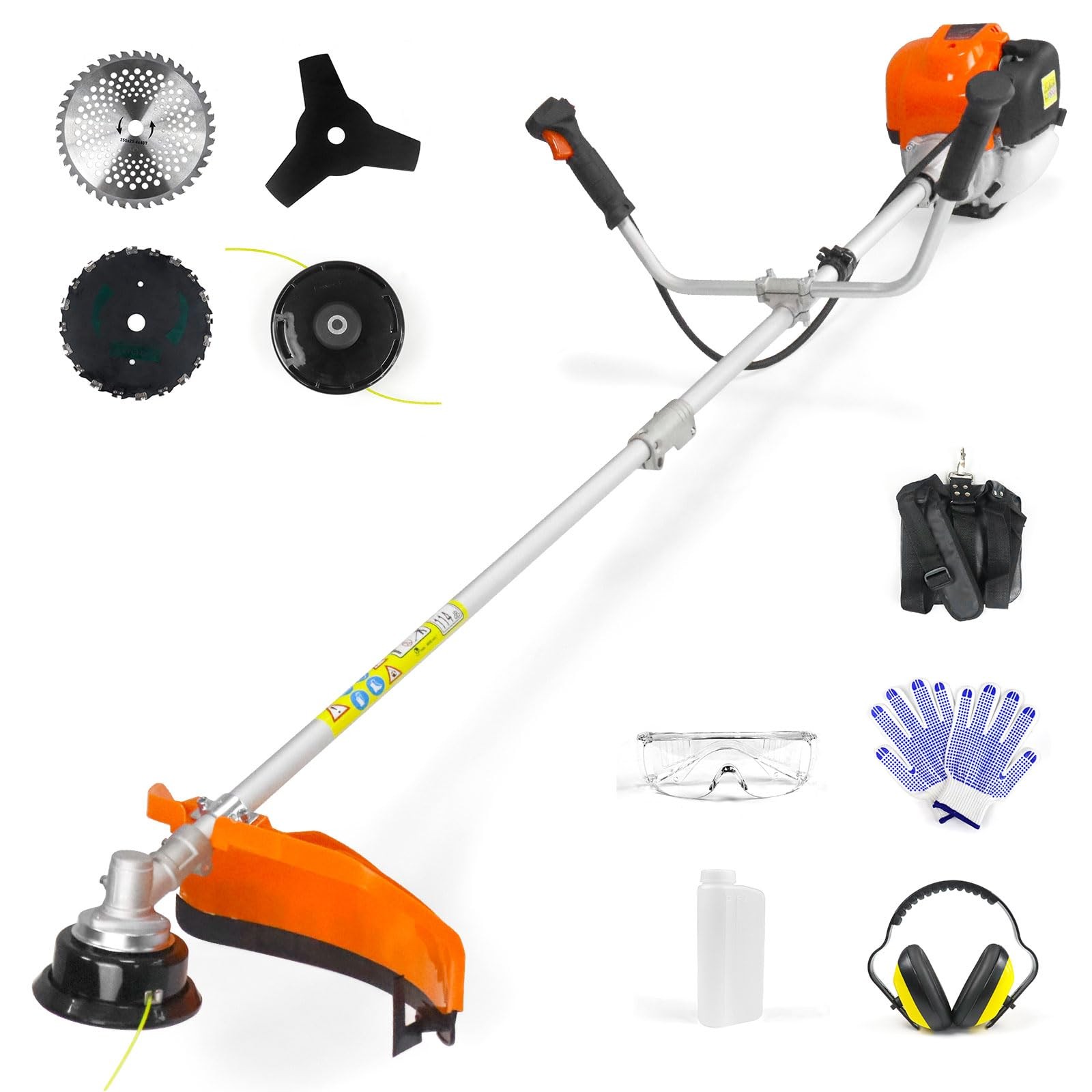 31cc 4-Stroke 4 in 1 Gas Weed Wacker Trimmer Power Brush Cutter Weed Wacker