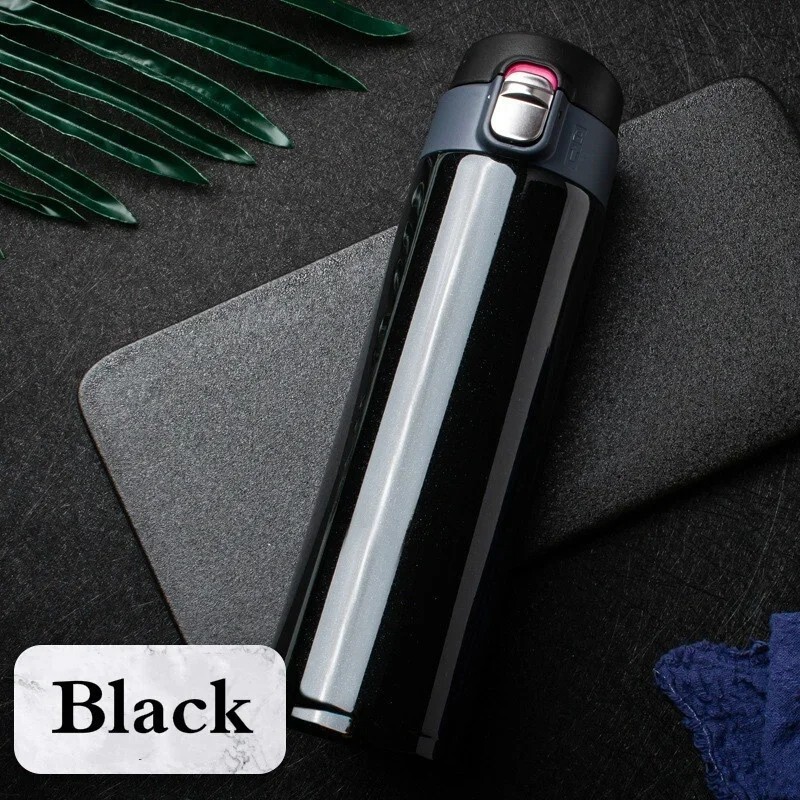 Coffee Cup Vacuum Sealed Steel Thermos Insulated Travel Mug, Spill Proof 17oz