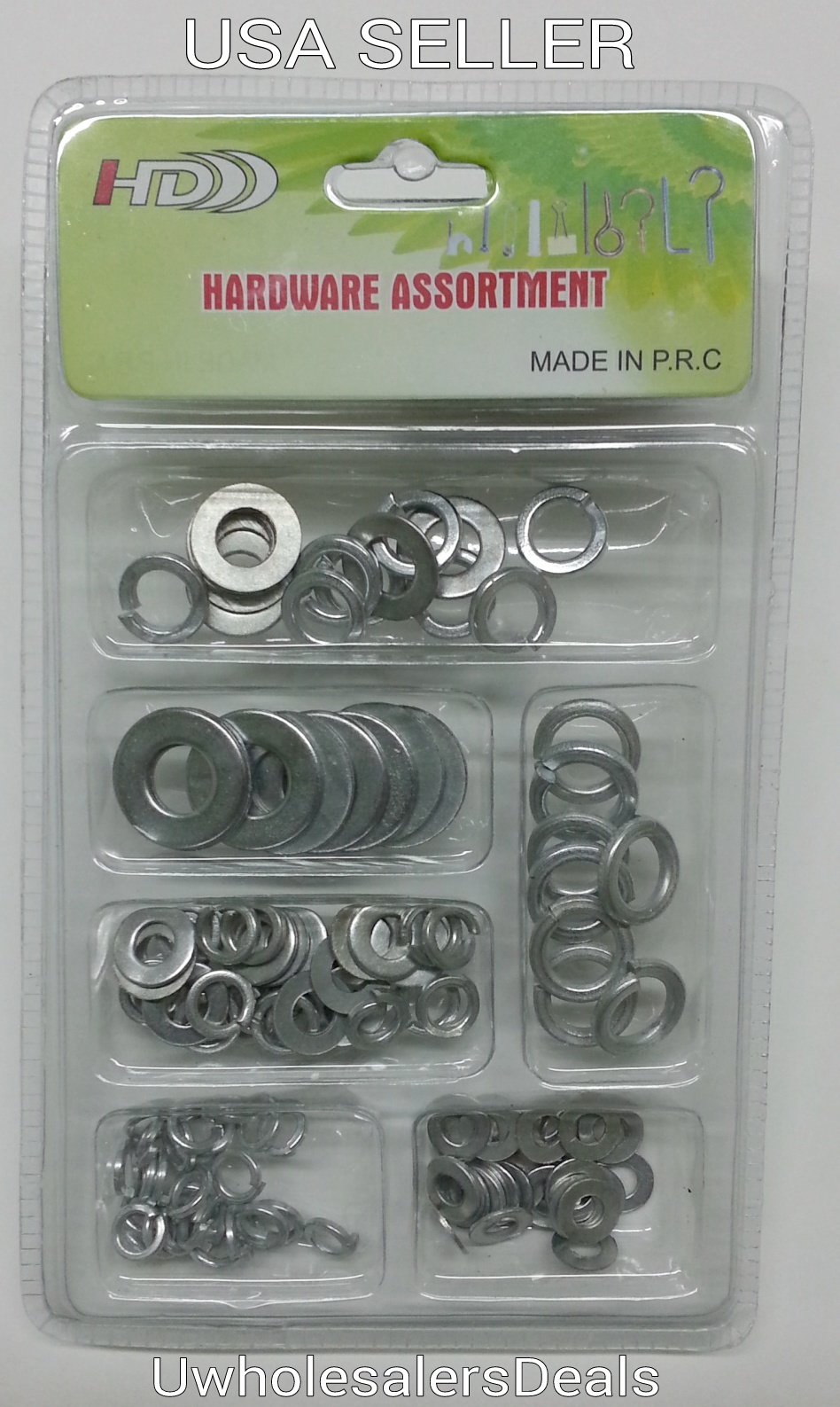 120+ Steel Washers Flat & Lock Assorted Size 1/4″ to 3/4″ (Outer Dimension) NEW