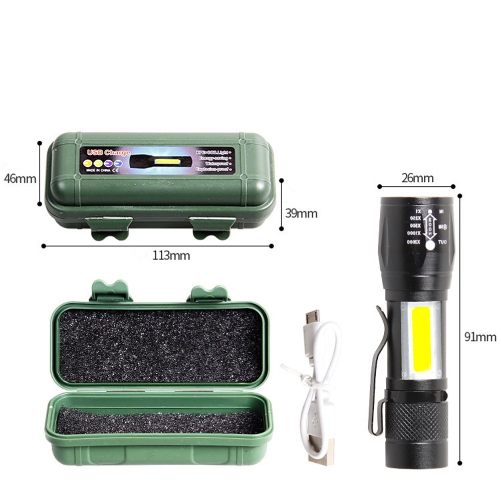 Most Powerful 99000000LM LED Military Torch USB Rechargeable Tactical Flashlight