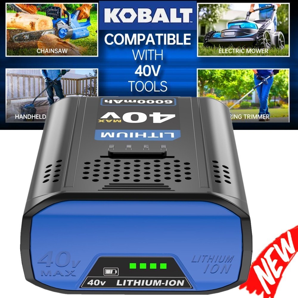 PACK For Kobalt 40V MAX 6.0Ah Extended Run Li-Ion Battery KB440-03 KB540-06 NEW