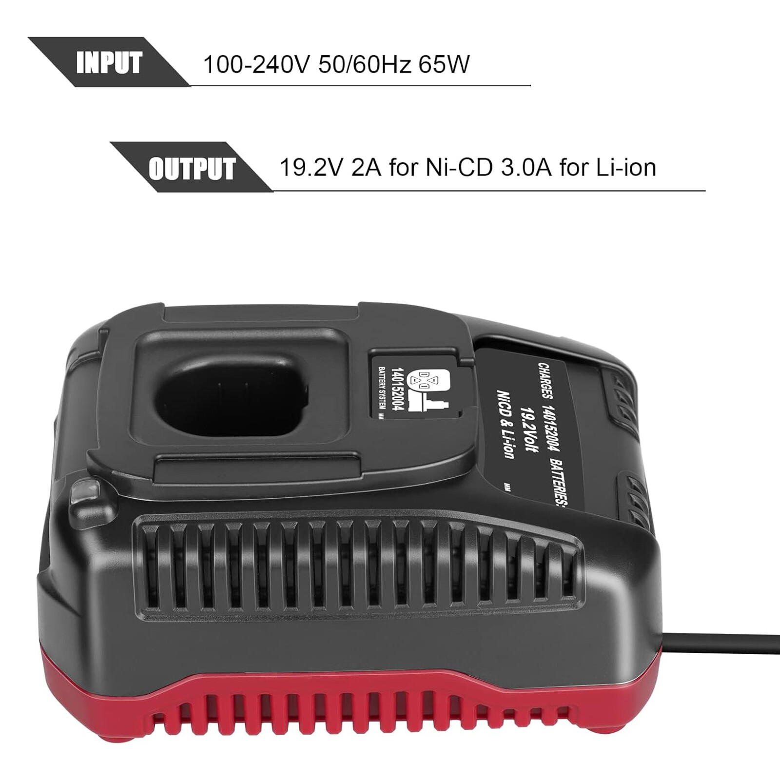 2 Pack 19.2V 6.0Ah Battery + Charger Kit for Craftsman C3 19.2 Volt Batteries