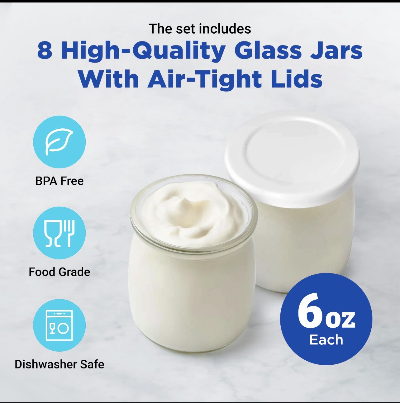 Ultimate Probiotic Yogurt Maker with Adjustable Temperature & Time Control,
