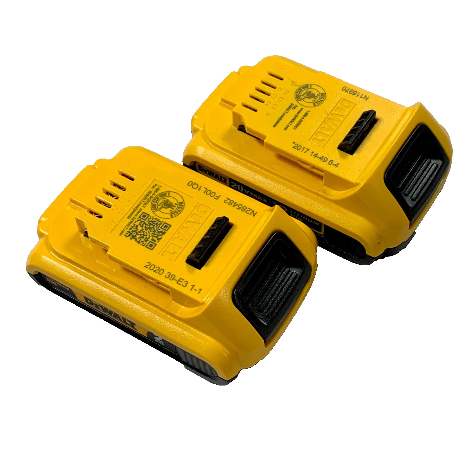 DEWALT DCB203-2 20V MAX 20-Volt Compact 2.0Ah Li-Ion Tool Battery 2-Pack 0008