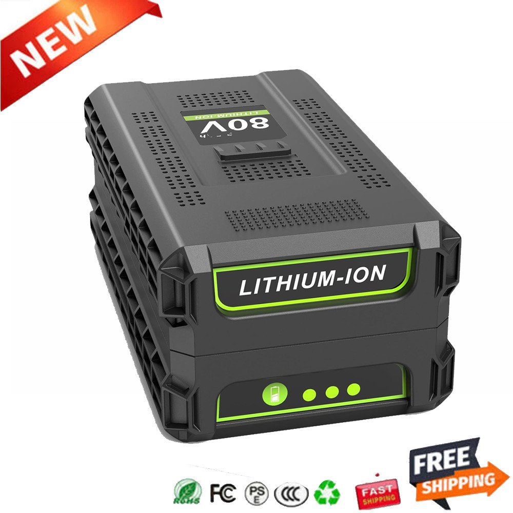 FOR Greenworks 80V Lithium Ion 5.0Ah Rechargeable Li-ion Battery BAB727 GBA80200