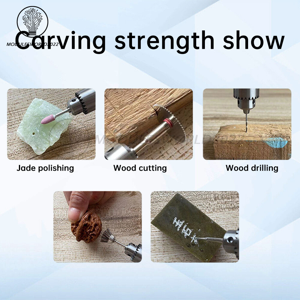 Handheld Mini Metal Electric Grinder Polishing Engraving Stepless Speed Control