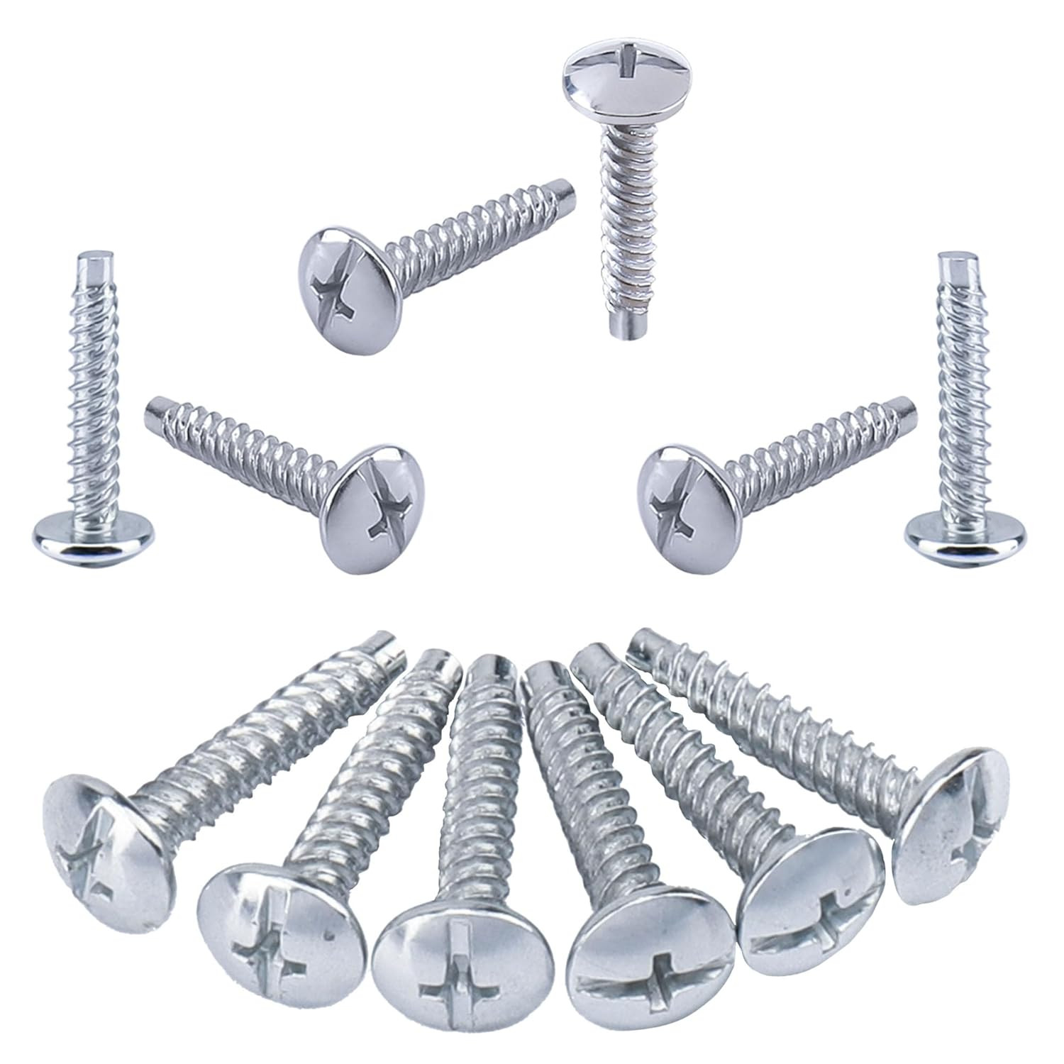 Load Center Cover Screws for Eaton LCCSCS Cover Screw (12 Pack) Alloy Steel Zinc