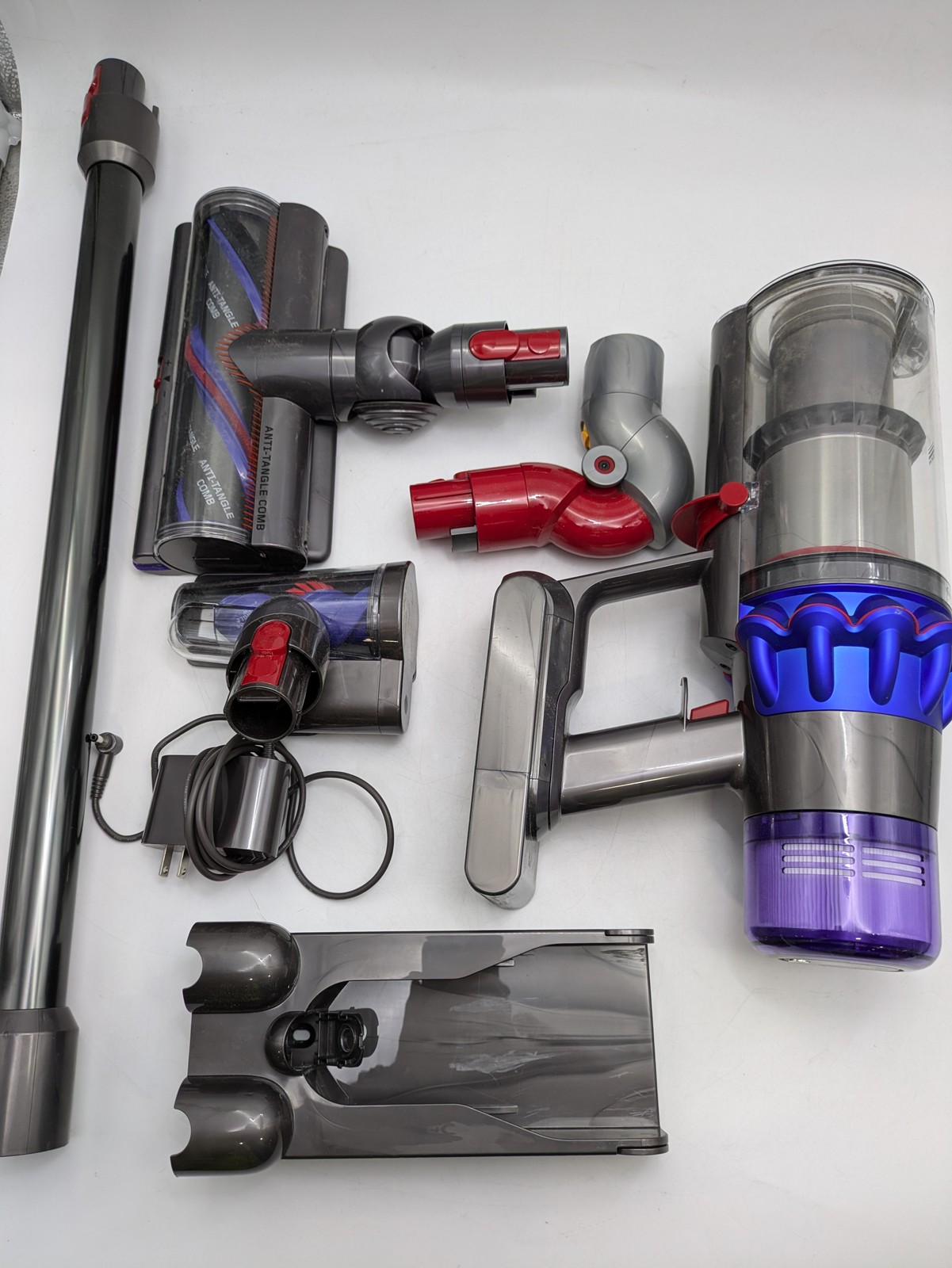 DYSON | SV47 V15 Detect Extra Cordless Vacuum Blue/Iron/Nickel