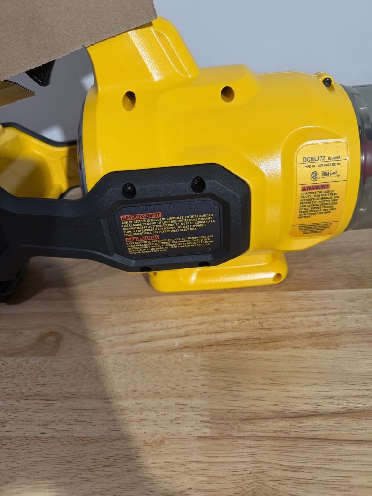 Dewalt 60V Max Flexvolt Axial Handheld Blower (DCBL772) Tool Only