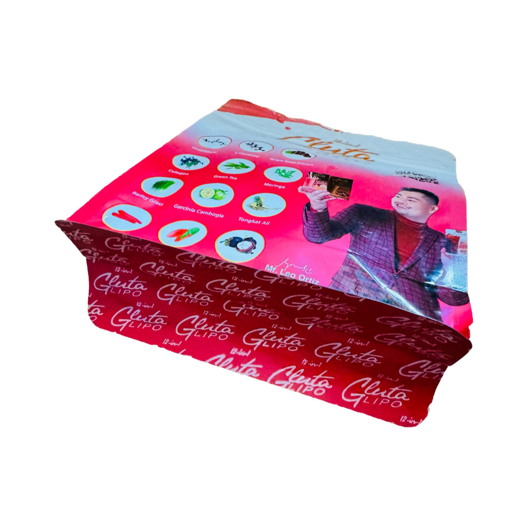 12 in 1 Glutalipo Gold Series RED ICED TEA, 10 Sachets
