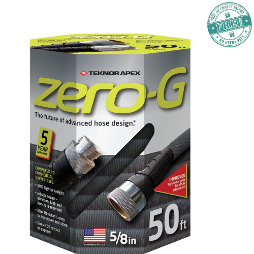 Teknor Apex Zero-G 5-8 In. Dia. x 50 Ft. L. Drinking Water Safe Garden Hose