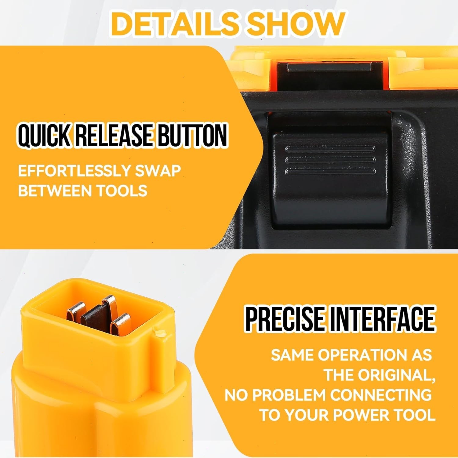 2-Pack For DeWalt 14.4Volt Battery DC9091 DW9091 DW9094 DE9091 Cordless Tools