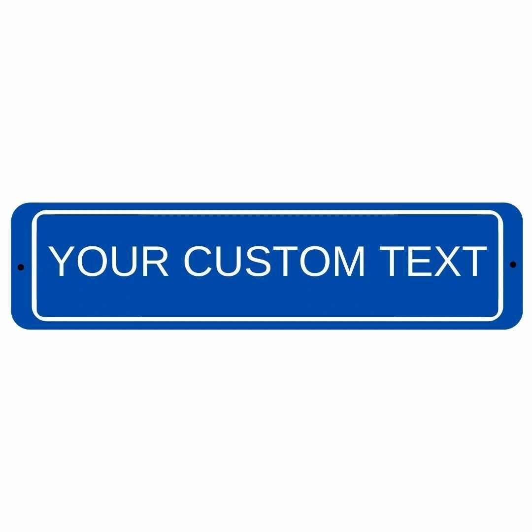 Custom Personalized Aluminum Street Sign Outdoor Indoor Great Gift for Everyone