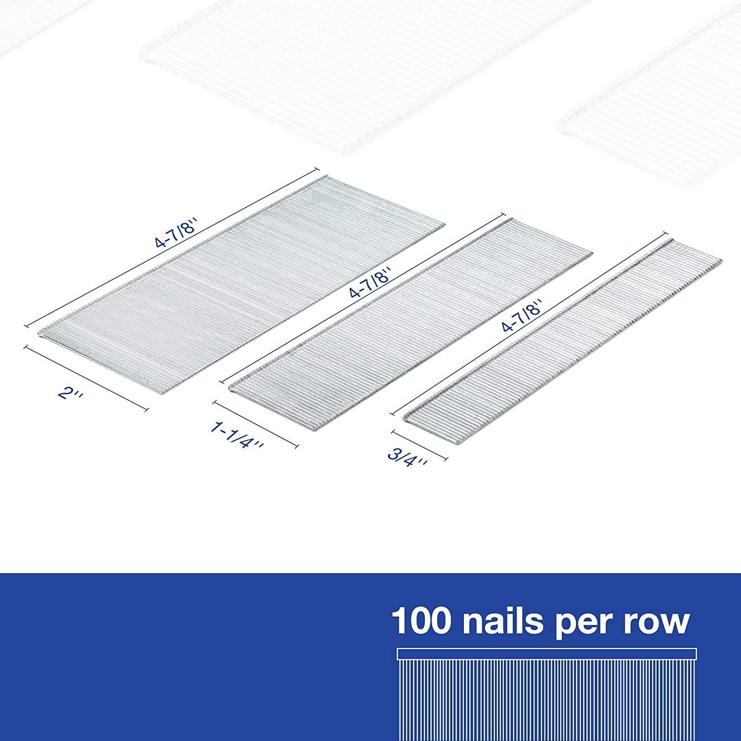 WORKPRO 6000PCS 18 Gauge Brad Nails Universal Brad Nail for Electric Brad Nailer