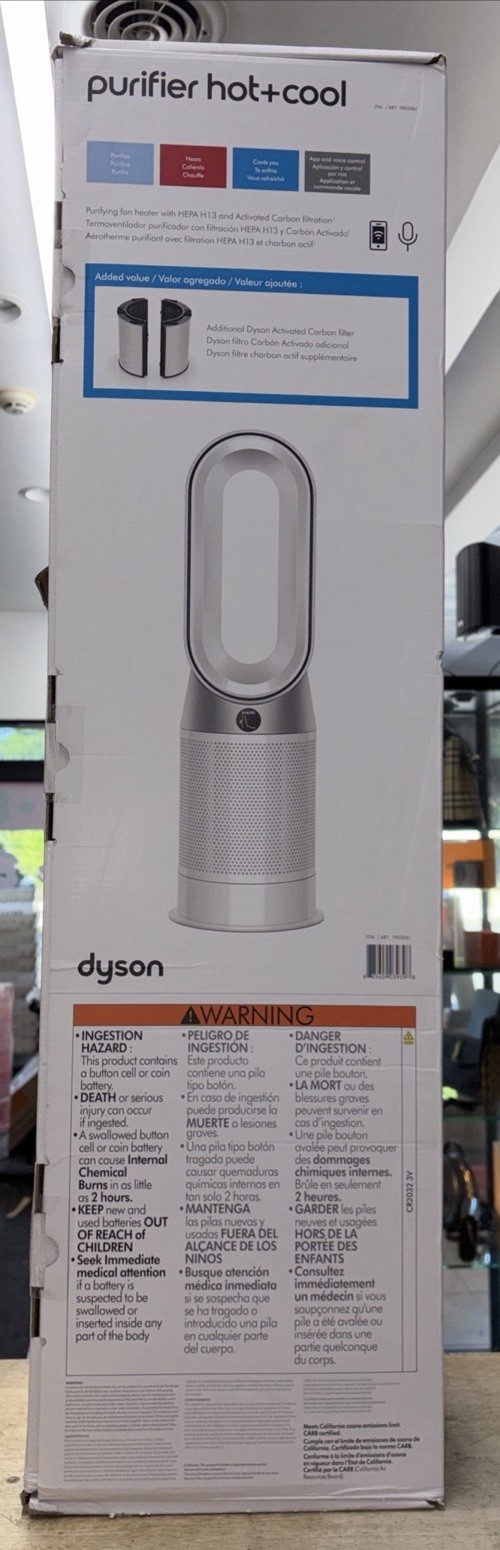 Dyson Purifier Hot+Cool HP11 White & Silver Extra Carbon Filter