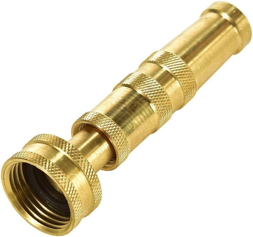 Compact Heavy-Duty Garden Hose Nozzle – Adjustable Spray Patterns for All Tasks