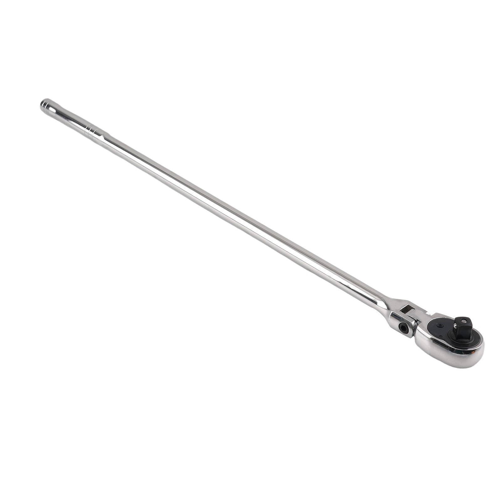 1/2in Drive Extra Long Flex Ratchet Handle 24in 72 Teeth Reversible Chrome
