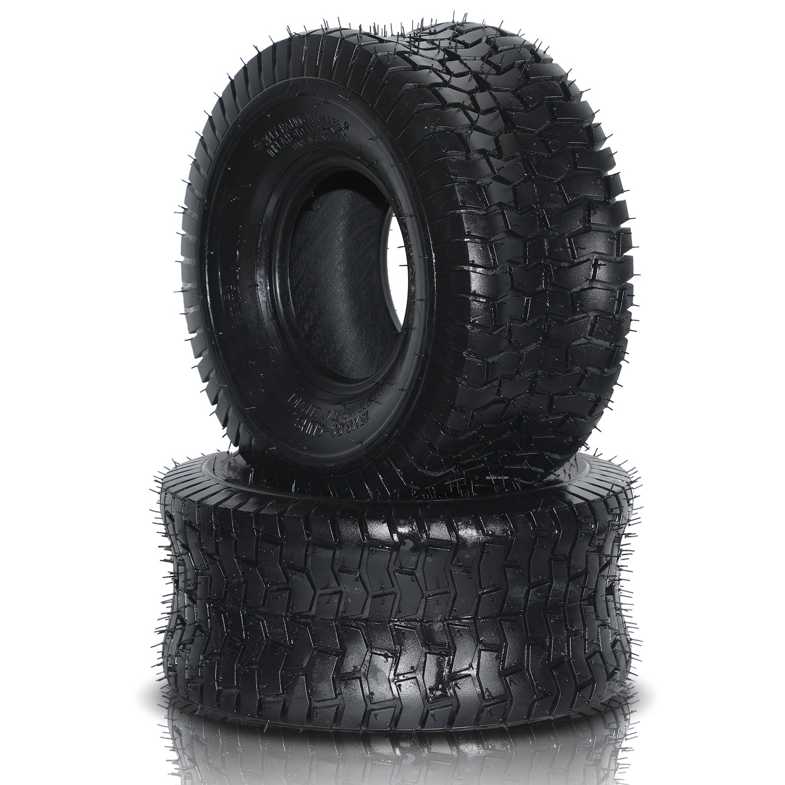 Set of 2 15×6.00-6 Lawn & Garden Mower Tractor Turf Tires 2 Ply 15×6-6 15x6x6