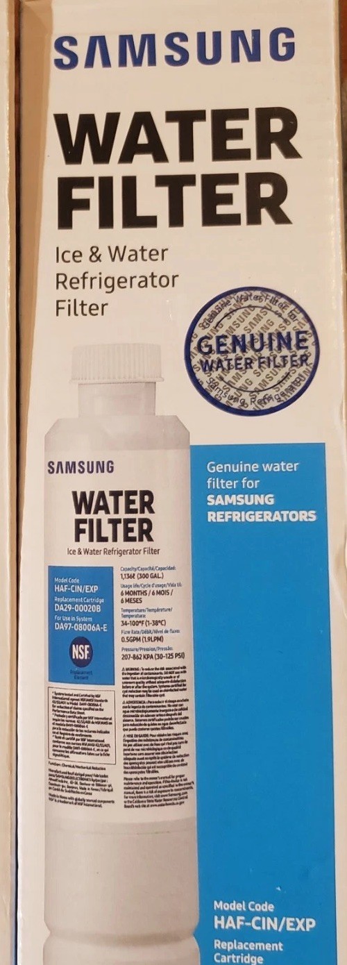 Genuine Samsung DA29-00020B HAF-CIN/EXP Refrigerator Water Filter