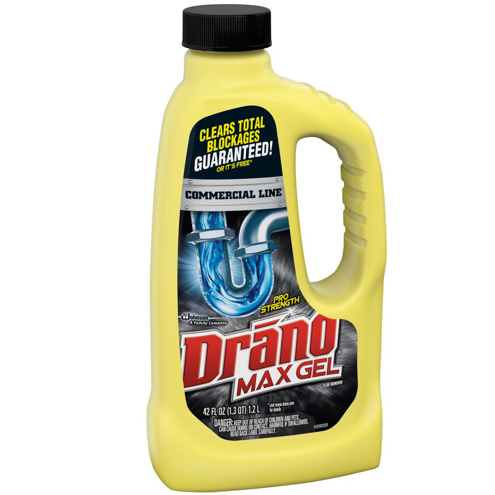 Drano Max Gel Clog Remover, Commercial Line, 42 Oz