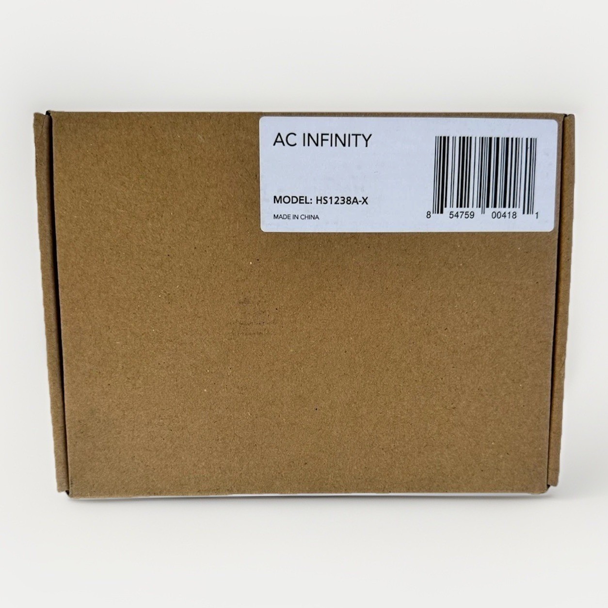 AC Infinity AXIAL 1238 120V AC Muffin Cooling Fan with Wire-Leads Adapter Black