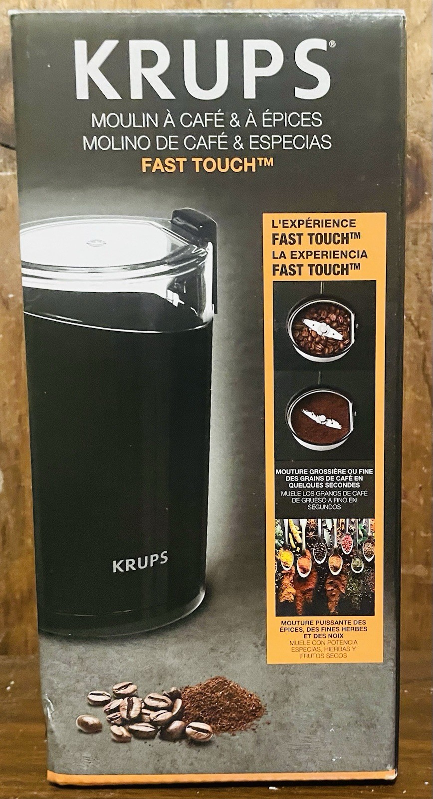 Krups Electric Coffee – Spice – Herbs Grinder F203 Black – Brand NEW In Box