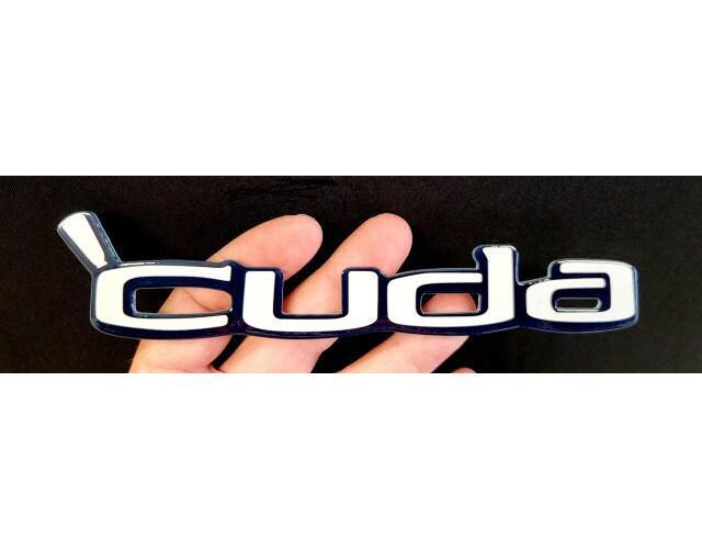 1970-1974 Plymouth “CUDA” Script Steel Sign