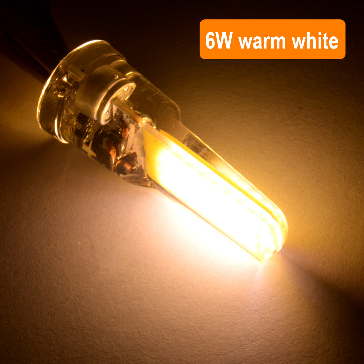 5PCS G4 LED 12V AC/DC COB Light 3W 6W High Quality LED G4 COB Lamp Bulbs US SHIP