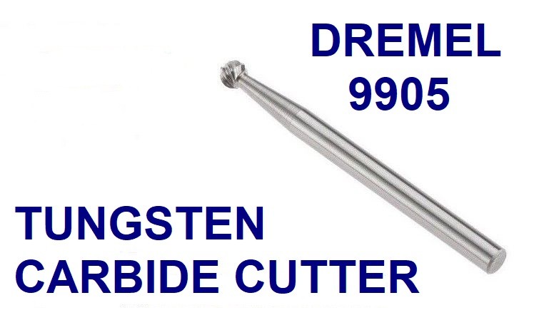 5 DREMEL AUTHENTIC TUNGSTEN CARBIDE HIGH SPEED CUTTER 9905 1/8″ (3.2MM) SHANK