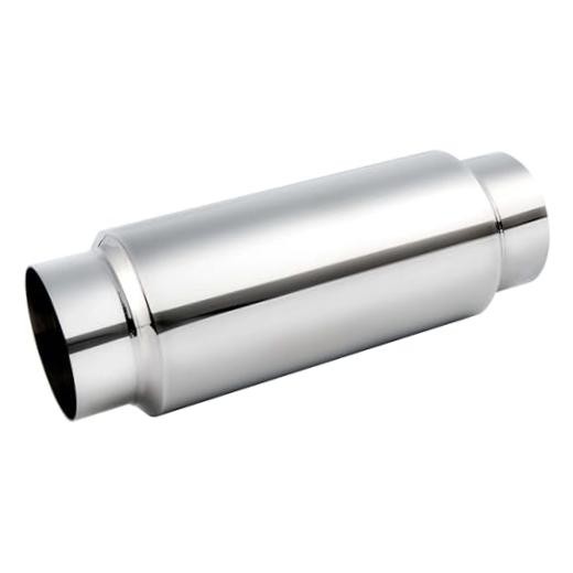 4″ Resonator Muffler, 4″ Inlet & Outlet (OD) Stainless Steel Universal