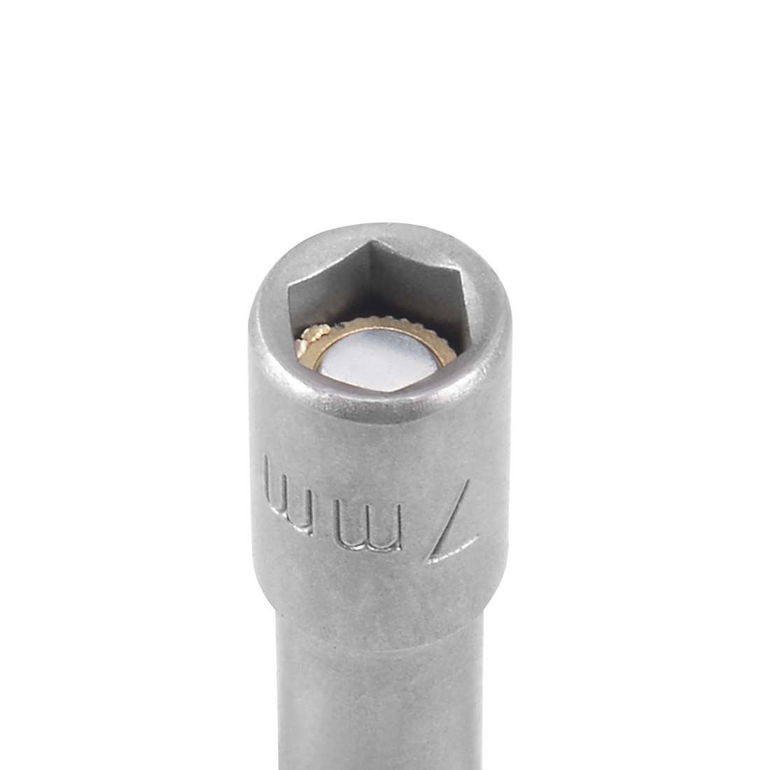 5pcs – 1/4″ Quick-Change Hex Shank 7mm Magnetic Nut Sockets Driver 65mm Length