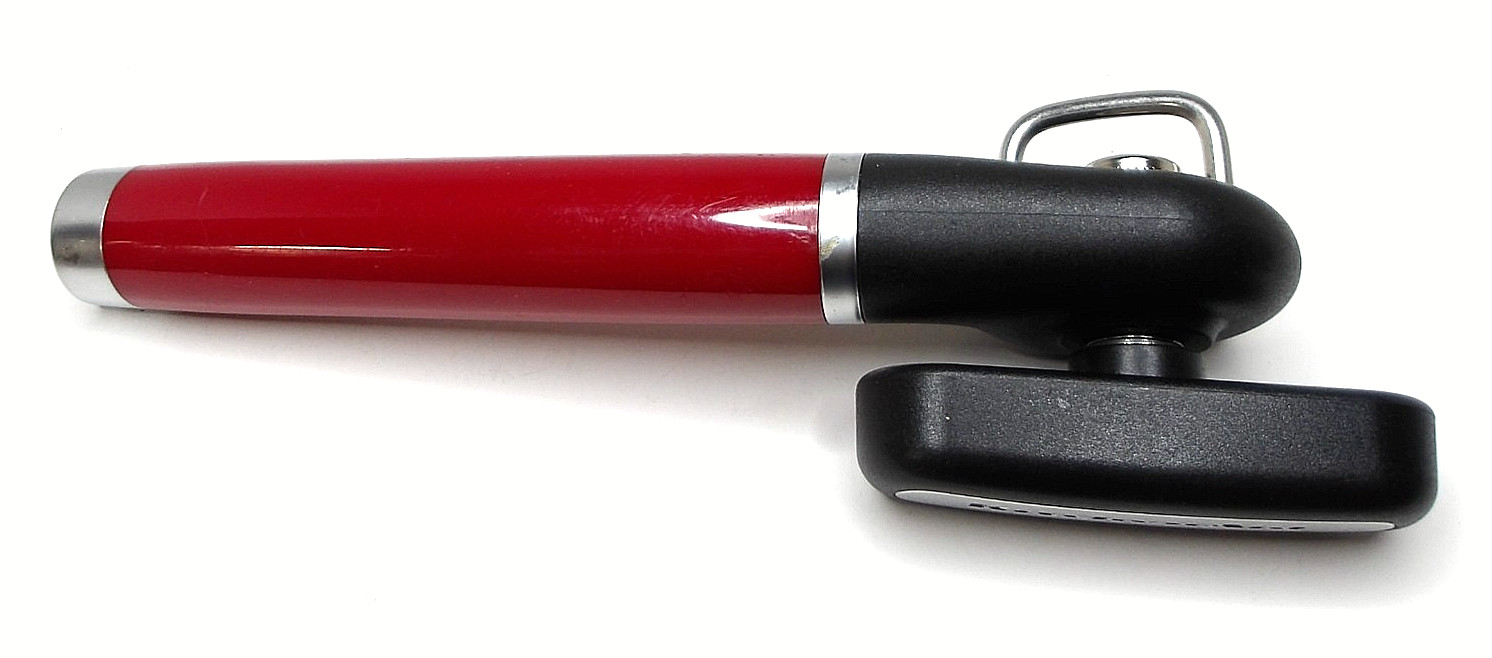 KitchenAid Clean Edge Can Opener, Smooth Edge, Manual, Red, 7.5 in