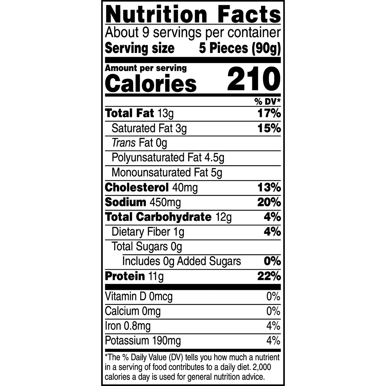 Tyson White Meat Chicken Nuggets, 29 Oz (Frozen, Fully Cooked)