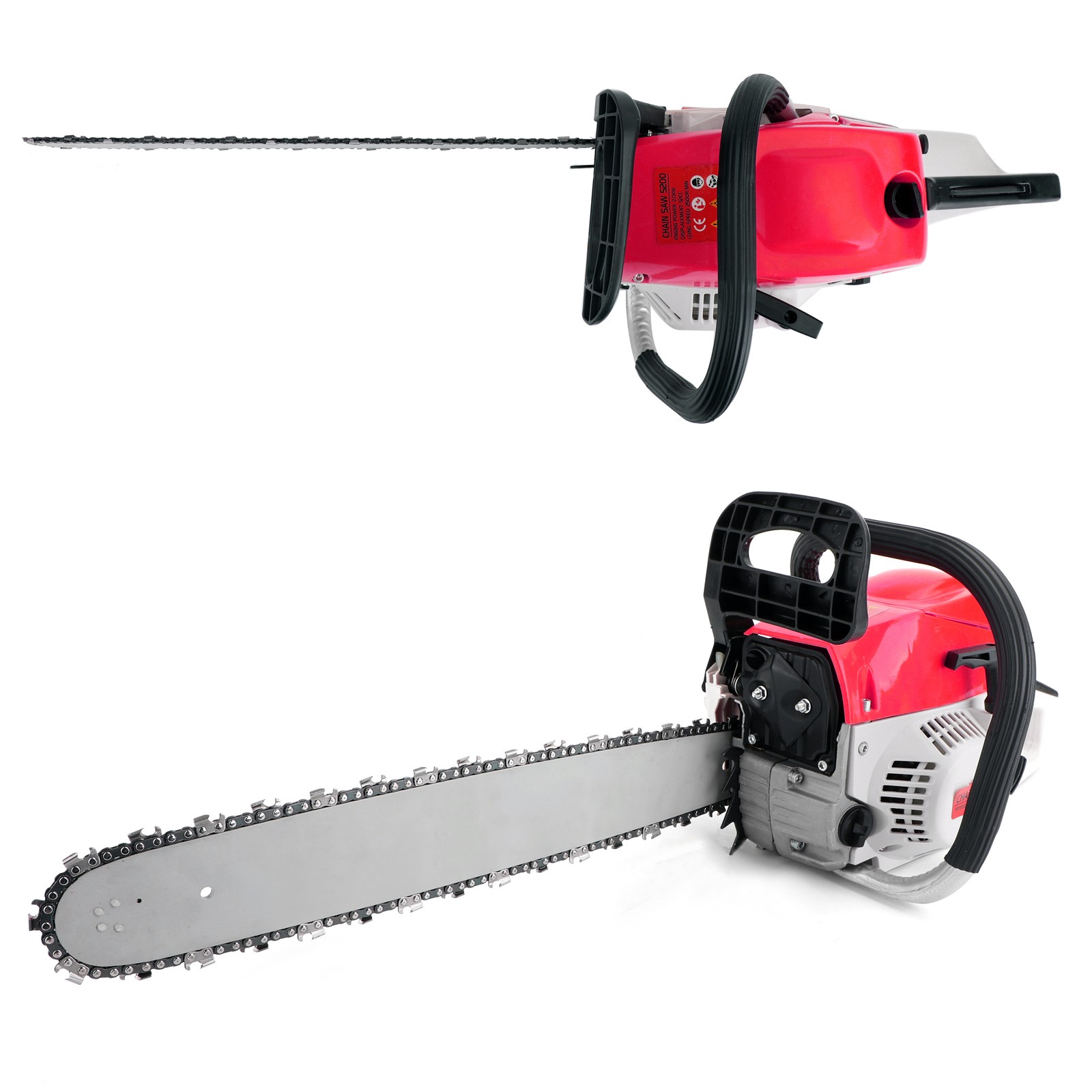 62cc Gas Chainsaw 20″ Bar Gasoline Powered Chain Saw 2 Cycle Engine Cutting USA
