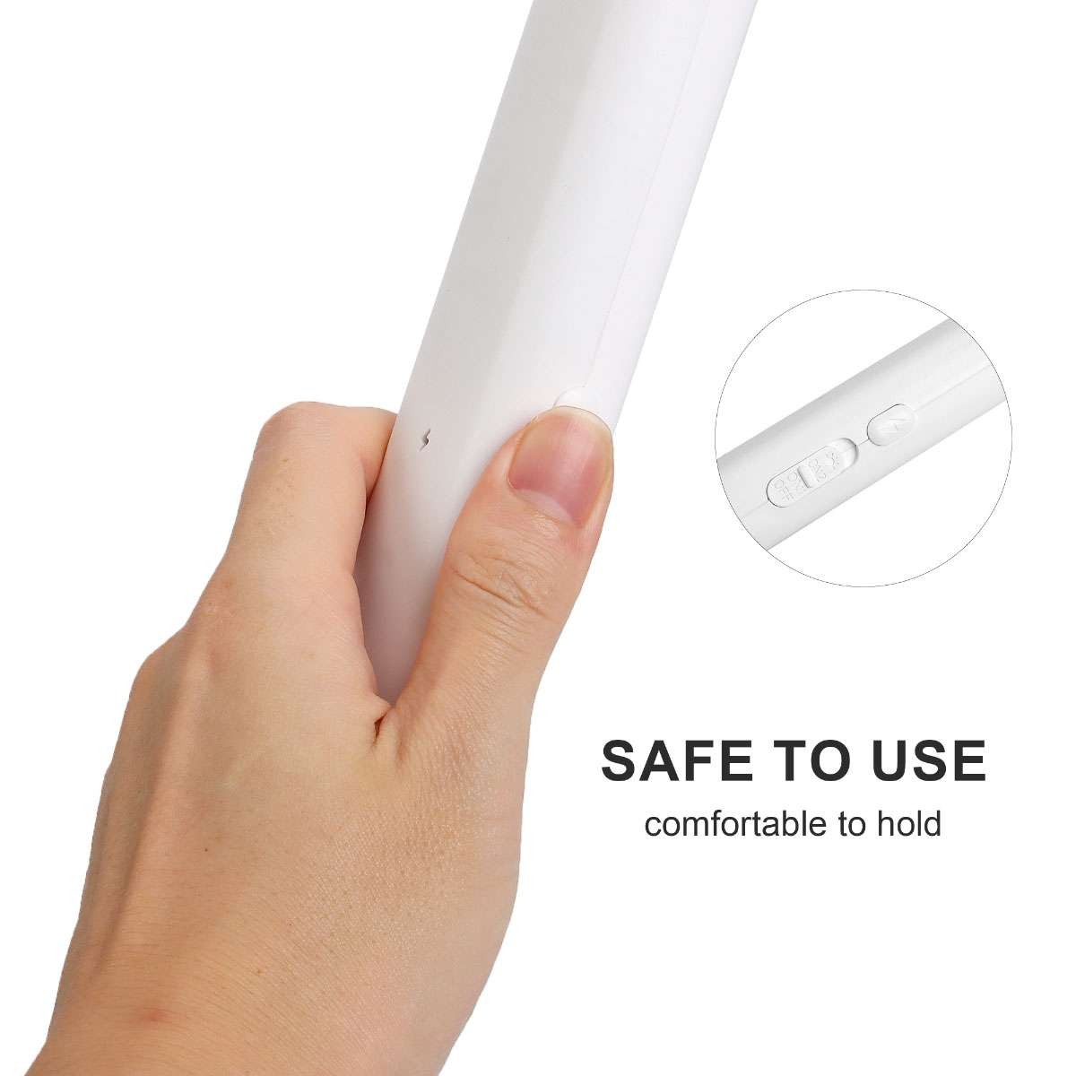 Handheld USB Rechargeable Mosquito Fly Swatter Zapper Killer Bug Insect Racket