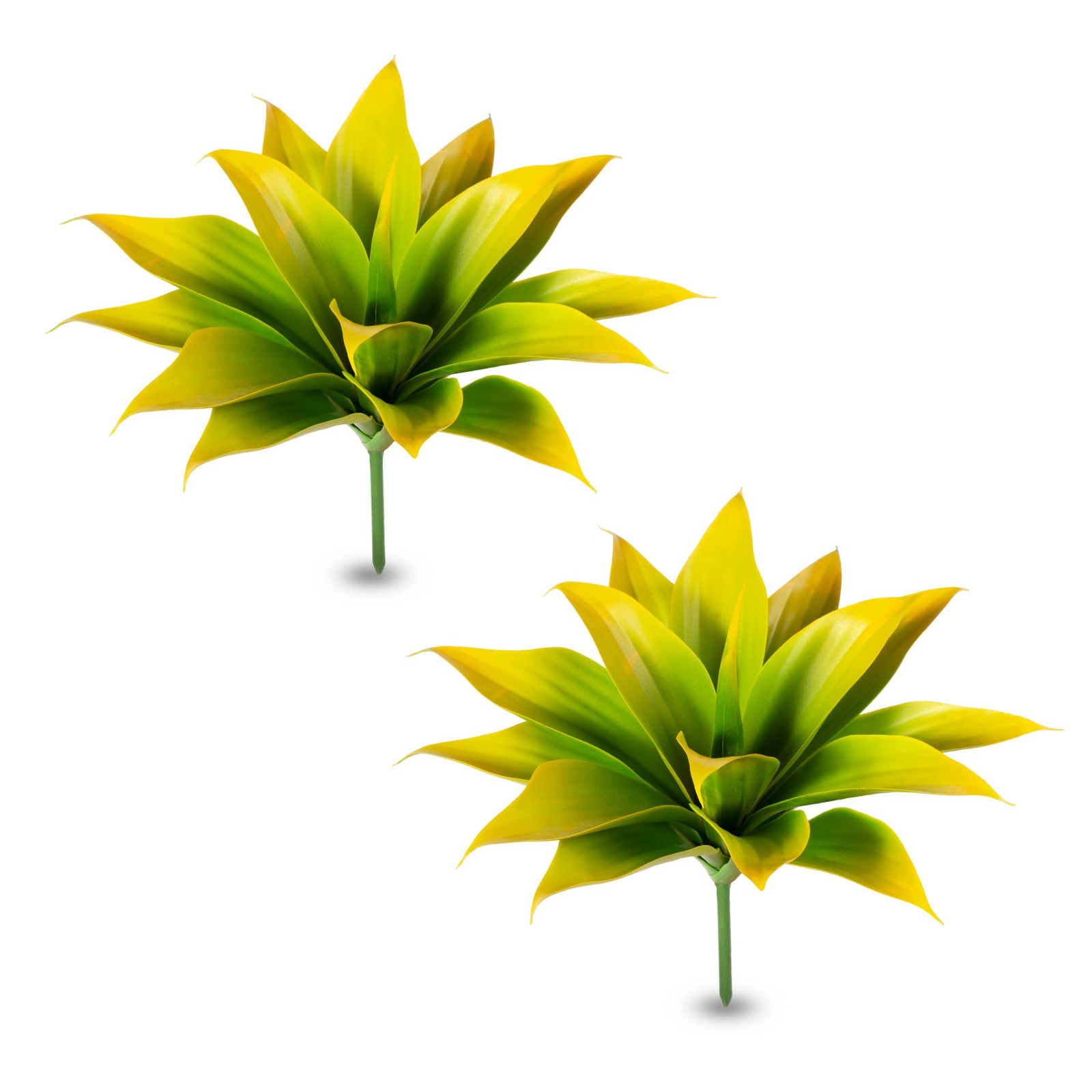 Artificial Agave Faux Agave 14.2In Fake Greenery Outdoor Artificial Plant Fak…