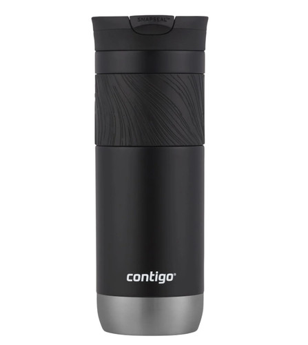 Contigo Byron 2.0 SnapSeal Travel Mug 16 oz Stainless Steel Black