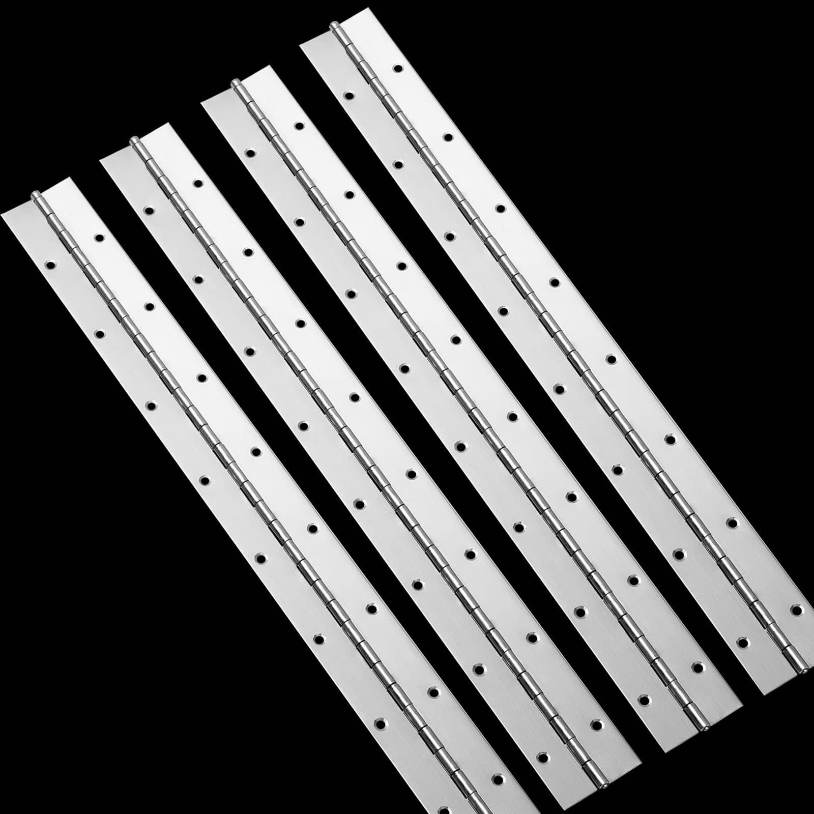 18 Inch Stainless Steel Continuous Piano Hinge Heavy Duty 4 Pack