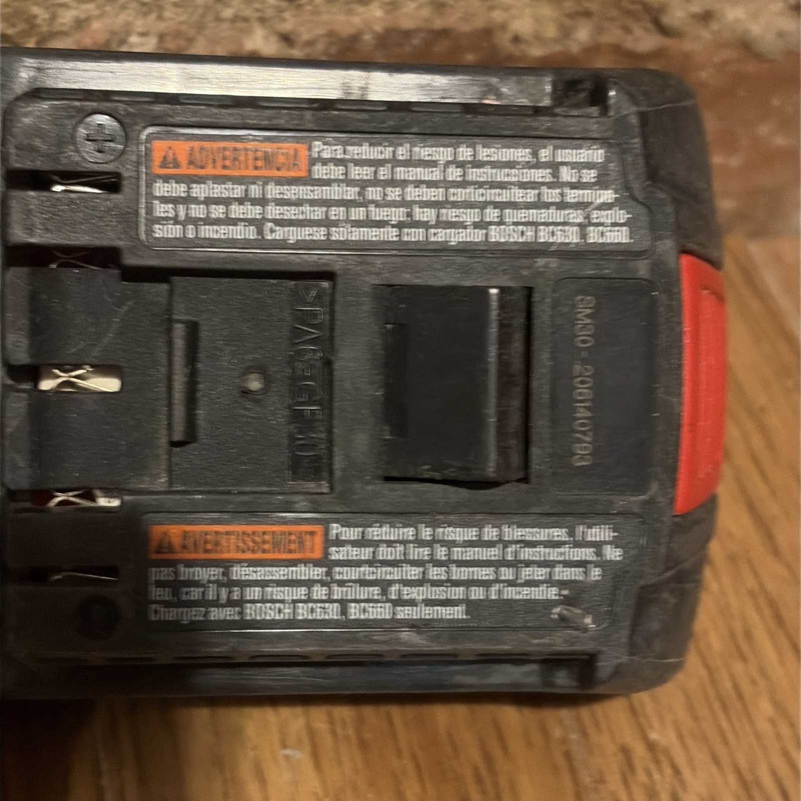 Bosch Lithium Slim Pack 18V Battery Model BAT610G Battery Only – Tested Working